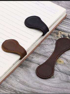 Leather Magnetic Bookmark/  Pen Holders! Great for Bibles!